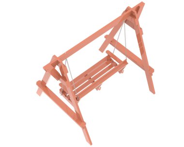 Beyazda izole edilmiş salla 