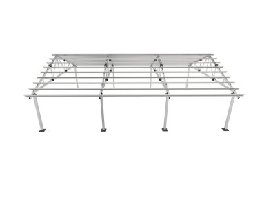 Warehouse frame isolated on white