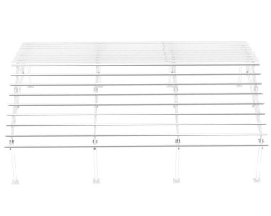 Warehouse frame isolated on white