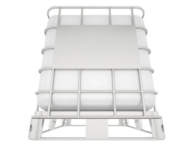 water container isolated on white background. 3d rendering