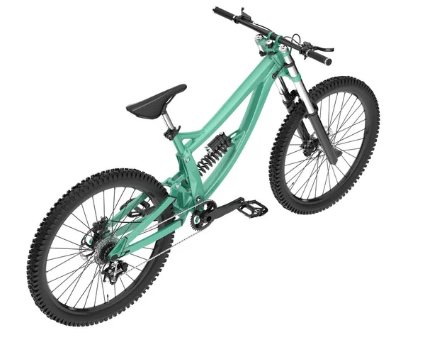 Black and white illustration of mountain bike