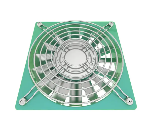 Arka planda fan 3d renk illüstrasyonu