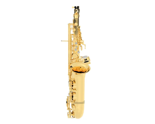 Hudební Nástroj Saxofon Zblízka — Stock fotografie