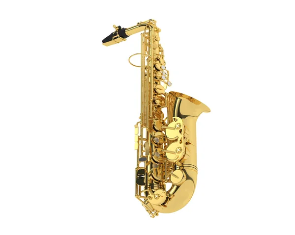 Instrument Muzyczny Saksofon Zbliżenie — Zdjęcie stockowe