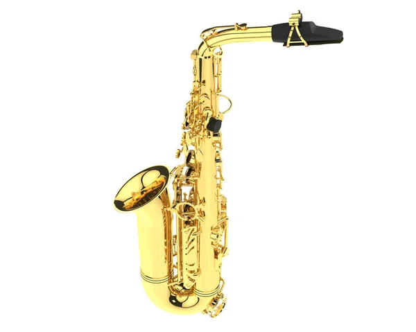 Musikinstrument Saxofon Närbild — Stockfoto