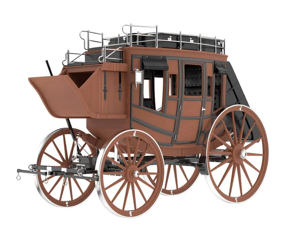 Old Classic Vintage Carriage Ispoated Illustration — Stock Photo, Image