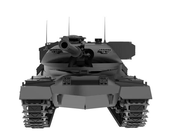 Modern Tank Isolated White Background Illustration — Photo