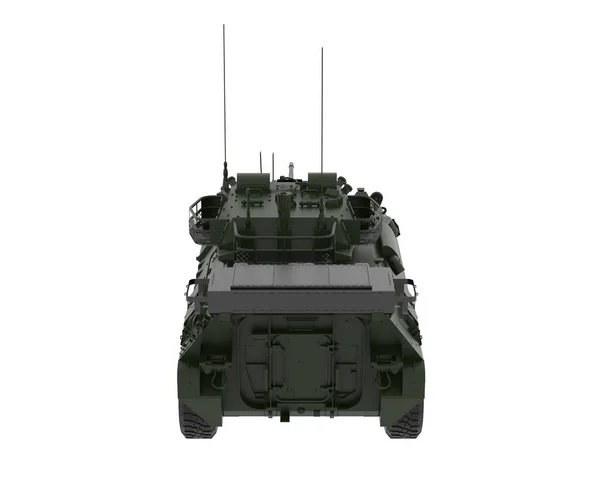Illustratie Van Militaire Voertuig Tank Van Geïsoleerde Witte Achtergrond — Stockfoto