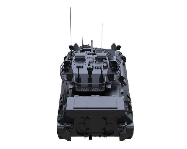 軍用車両の3Dイラスト 隔離された白い背景のタンク — ストック写真