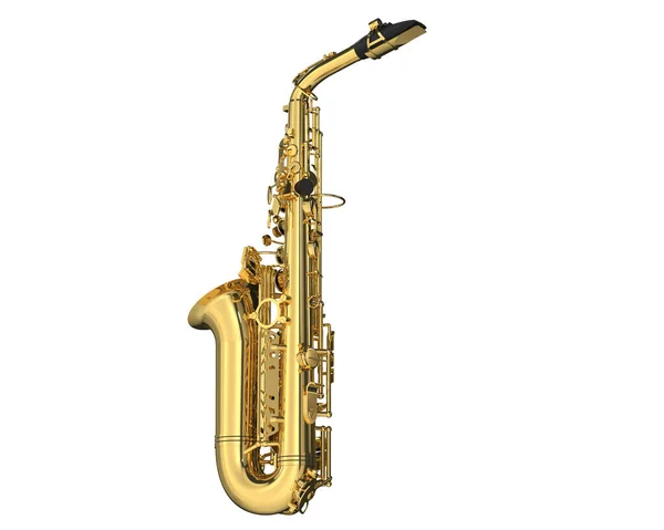 Musical Instrument Saxophone Close Stock Image