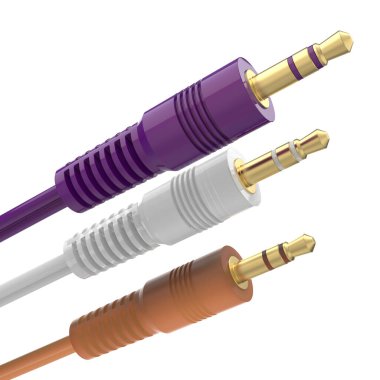 Arka planda 3.5 mm stereo kamera görüntüsü izole edildi. Büyük yayınlar ya da baskılar için ideal. 3d görüntüleme - illüstrasyon