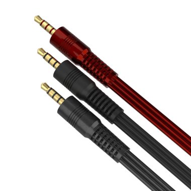 3.5 mm 'lik kriko arka planda izole edildi. Büyük yayınlar ya da baskılar için ideal. 3d görüntüleme - illüstrasyon 