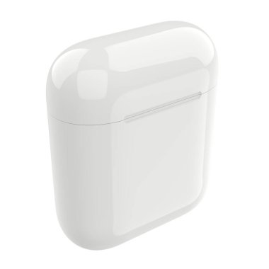 Elektronik kasa arka planda izole edildi. 3d görüntüleme - illüstrasyon