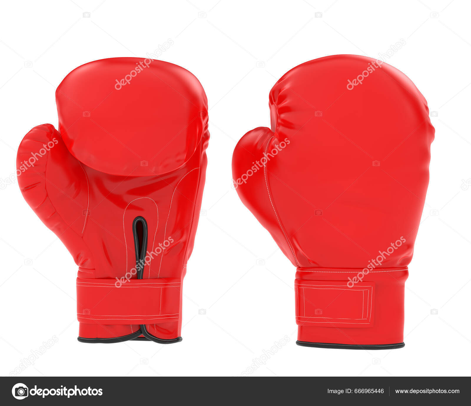 Boxerské Rukavice Izolované Pozadí Vykreslování Ilustrace — Stock  Fotografie © ChristianNastase #666965446