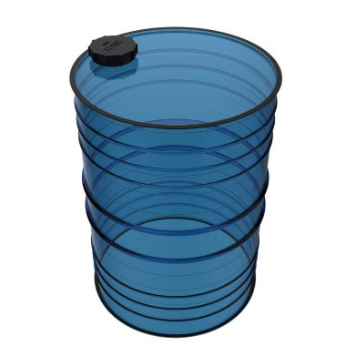 Petrol varili beyaz arka planda izole edilmiş. 3d görüntüleme - illüstrasyon 