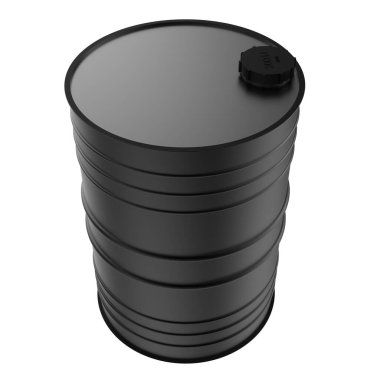 Petrol varili beyaz arka planda izole edilmiş. 3d görüntüleme - illüstrasyon 