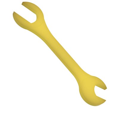 Modern motosikletin 3D tasviri, illüstrasyon