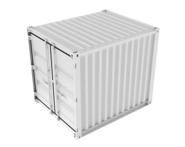 Modern motosikletin 3D tasviri, illüstrasyon