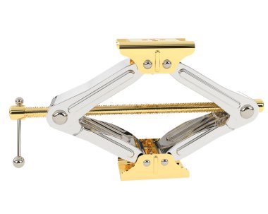 Araba hırsızı izole edildi. 3d görüntüleme - illüstrasyon