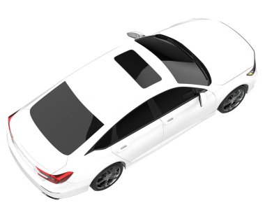 modern otomobil, 3D resimleme