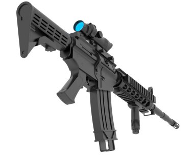 Ordu, ordu silahı beyaz arka planda