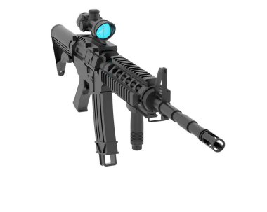 Ordu, ordu silahı beyaz arka planda