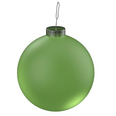 Noel balosu beyazda izole edilmiş.