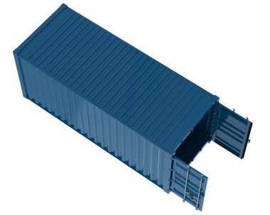 Taşıyıcı kutusu, 3D resimleme 