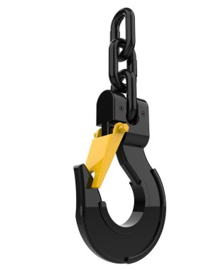 Crane arka planda izole edilmiş. 3d görüntüleme - illüstrasyon