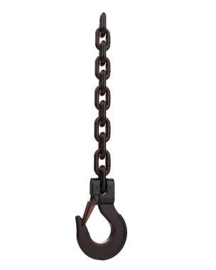 Crane arka planda izole edilmiş. 3d görüntüleme - illüstrasyon