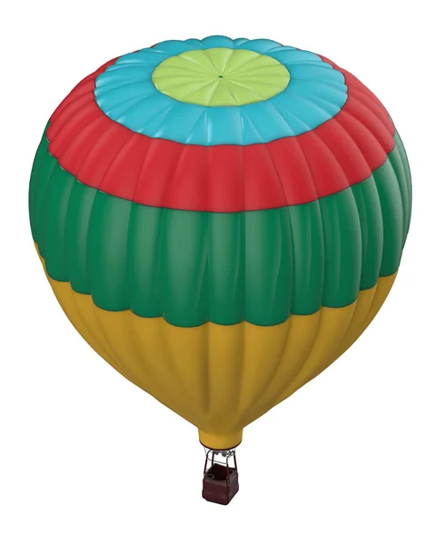 Balão Quente Isolado Fundo Renderização Ilustração — Fotografia de Stock