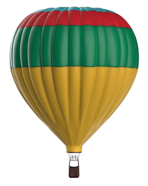 Ballon Air Chaud Isolé Sur Fond Rendu Illustration — Photo
