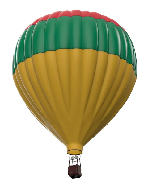 Balão Quente Isolado Fundo Renderização Ilustração — Fotografia de Stock