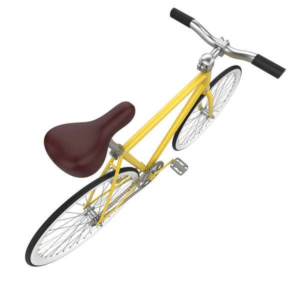 Moderna Cykel Vit Bakgrund — Stockfoto