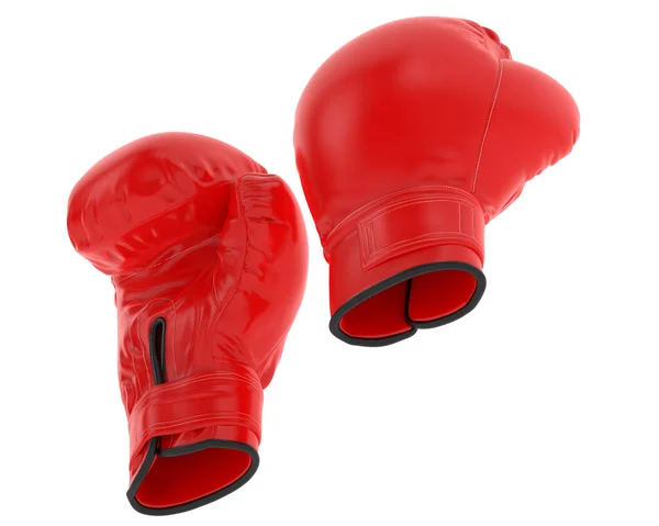 Боксерские Перчатки Изолированы Заднем Плане Рендеринг Иллюстрация — стоковое фото