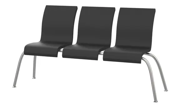 Beyaz Arkaplanda Izole Edilmiş Sandalyeler — Stok fotoğraf