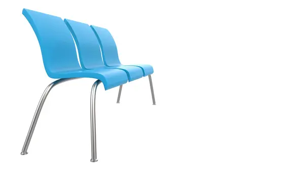 Stühle Isoliert Auf Weißem Hintergrund — Stockfoto
