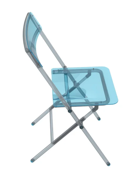 Folding Chair Isolated Background Ideal Large Publications Printing Rendering Illustration — Stock Photo, Image