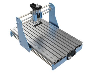 Tesisatçı arabası beyaz arka planda izole edilmiş. 3d görüntüleme - illüstrasyon