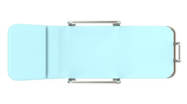 Hastane yatağı 3D illüstrasyon simgesi