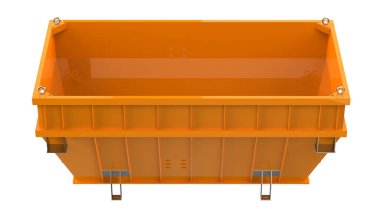 Endüstriyel huni arka planda izole edilmiş. Büyük yayınlar ya da baskılar için ideal. 3d görüntüleme - illüstrasyon 