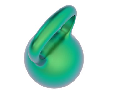 3 boyutlu kettlebell yakın çekim