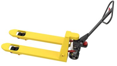 Palet krikosu beyaz arka planda izole edilmiş. 3d görüntüleme - illüstrasyon 