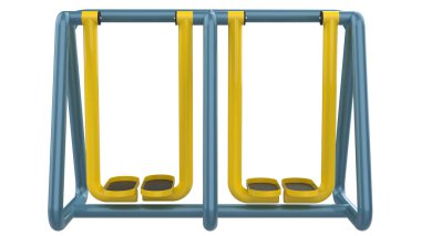 park spor ekipmanları beyaz arkaplanda izole edildi 