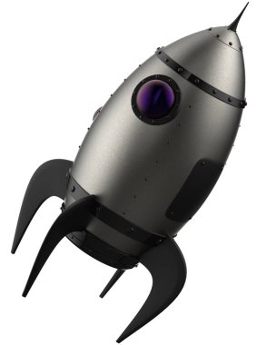 Bir roketin 3 boyutlu görüntülemesi