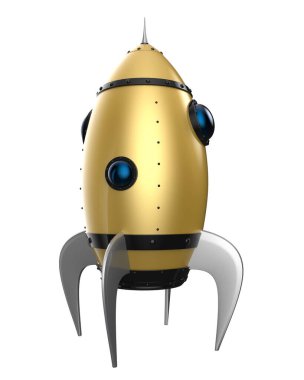 Bir roketin 3 boyutlu görüntülemesi