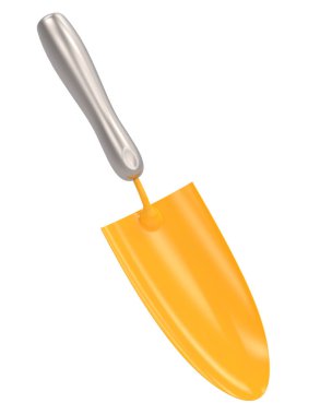 Tuğla mala arka planda izole edilmiş. 3d görüntüleme - illüstrasyon