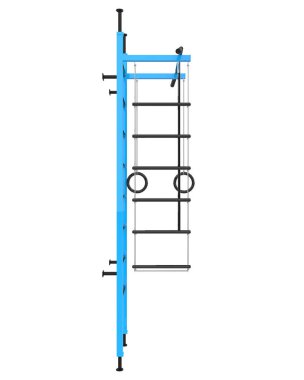 Spor malzemeleri gri arka planda izole edilmiş. 3d görüntüleme - illüstrasyon