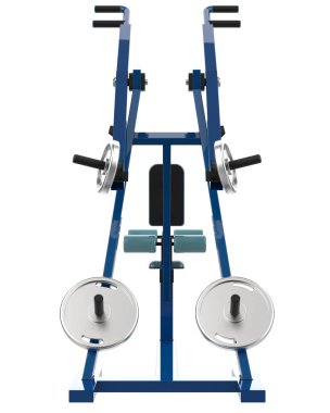 Spor malzemeleri gri arka planda izole edilmiş. 3d görüntüleme - illüstrasyon