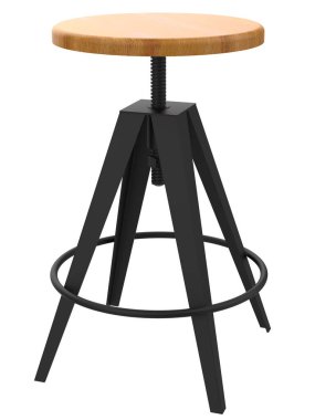 Beyaz arka plan üzerinde modern sandalye